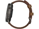 Смарт-годинник Garmin Venu 4 45 mm Slate with Brown Leather Band (010-03014-03) - изображение 5