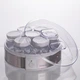 Йогуртница Sokany SK-08017 серебристая 20 Вт 1.26 л 7 баночек (107-80-SK-08017) - изображение 3