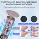 Электрическая пилка для педикюра и маникюра 2 в 1 аккумуляторная машинка, аппарат для удаления мозолей и натоптышей и ухода за ногтями дисковая пемза со сменными насадками регулируемая скорость Electric Foot Callus Remover GMC-255 черная - изображение 3