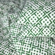 Простынь MirSon Полуторная 150х220 см 17-0951 Abstract Green Бязь (2200013166146) - изображение 4