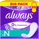 Ежедневные прокладки Always Daily Fresh Normal Без запаха 60 шт (8001090131263) - изображение 1
