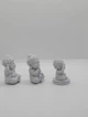 Статуетки Три мудрі Будди – Не бачити зла, Не чути зла, Не говорити зла (00013) Сірий - изображение 4