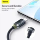 Кабель 100W Baseus Crystal Shine Series Fast Charging Data Cable Кабель USB to Type-C 5А 1.2m CAJY000401 Black - зображення 5