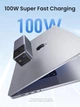 Зовнішній акумулятор (павербанк) Ugreen PB724 Nexode 12000mAh 100W Gray (35526) - зображення 5