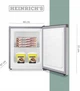 Морозильна камера Heinrich's HGB 5088 IX DF - зображення 8