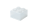 Pojemnik LEGO Klocek 4 Transparentny z brokatem (40090803) (5711938249939) - obraz 2