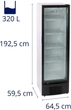 Холодильна шафа-вітрина Royal Catering RCGK-B320 - изображение 2