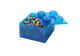 Pojemnik LEGO Klocek 4 Transparentny niebieski z brokatem (40090805) (5711938249953) - obraz 3