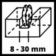 Бороздоділ (штроборіз) Einhell TE-MA 1500 Вт, диск 125 мм, сумка - изображение 10