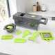 Овощерезка многофункциональная 14в1 VEGGIE SLICER с контейнером и насадками терка шинковка для овощей (IK 583) - изображение 1