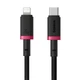 Кабель Baseus Type-C to Lightning Dura PD20W 1m Black-Red P10377800U01-01 - зображення 1