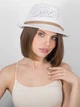 Панама женская VILSS Аргентина LU-118-02 56-58 Белая (ROZ6501086946) - изображение 2