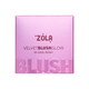 Рум’яна ZOLA Velvet Blush Glow 03 Прохолодна півонія Cool Peony - изображение 3