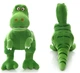 Мягкая игрушка динозавр Тираннозавр RESTEQ 70 см — зеленый плюшевый T-Rex, большой динозавр для детей, игрушка в подарок мальчику - изображение 3