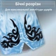 Комплект шорты для тайского бокса и напульсники для муай тай ММА кикбоксинга единоборств мужские женские детские спортивные боксерские для бокса спорта тренировок в зал фитнеса атласные тренировочные с разрезами Wild Hunter сатиновые Голубые 4_4_XL_7С - изображение 6