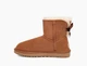 Уггі жіночі UGG Mini Classic 2 Bailey Bow Chestnut 39 - зображення 5