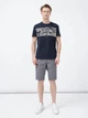 Шорти clean beach shorts 1030028-10952 Tom Tailor L Темно-сірий 1030028-10952 S - изображение 4