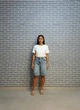 Шорти жіночі джинсові Women Denim 2038-977 бермуди рвані довжина до колін 38 блакитні - зображення 7