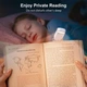 Світлодіодна лампа для читання Gritin LED Book Light USB-C, акумуляторна, кліпса для книги, 3 колірні температури, 5 рівнів яскравості, пам’ять режимів, до 80 годин роботи, гнучка, біла - изображение 3