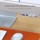 USB-C хаб SATECHI Clamp Hub для iMac 24 расширение портов алюминиевый адаптер серебристый - изображение 3