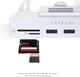USB-C хаб SATECHI Clamp Hub для iMac 24 расширение портов алюминиевый адаптер серебристый - изображение 5