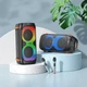 Портативна колонка HOCO BS53 Manhattan wireless dual mic outdoor BT speaker Black - зображення 5