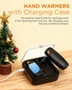 Грелки для рук с кейсом 2 шт 14000mAh двусторонний нагрев аккумуляторные портативные - изображение 7