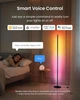 Розумний торшер SwitchBot Floor Lamp RGBICWW підтримка Matter Apple HomeKit Alexa чорний - зображення 7