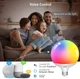 Розумна Wi-Fi LED лампа GY G125 E27 18Вт 1900Лм RGB CCT керування через застосунок світильник - зображення 7
