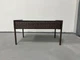 Садовый стол Lounge Loft из ротанга "Кофейный" 71х40×38см Темно-коричневый 1,1 Brown - изображение 4