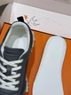 Мужские серо-синие кроссовки Hermes Bouncing, натуральная кожа, 41 размер - изображение 3