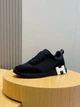 Мужские черные кроссовки Hermes Bouncing, натуральная кожа, 43 размер - изображение 3