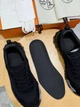 Мужские черные кроссовки Hermes Bouncing, натуральная кожа, 43 размер - изображение 8