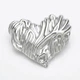Брошь из стали BROCHE бижутерия Модерн Сердце Искренность серебристая BRBF115421 - изображение 4
