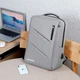 Рюкзак противоударный для ноутбука 15,6" Lenovo Леново, водостойкий, с USB-портом Серый ( IBN051S4 ) - изображение 8