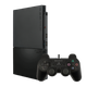 Набор Консоль Sony PlayStation 2 Slim SCPH-9xxx Chip Black Б/У + Геймпад Проводной DualShock 2 - изображение 1