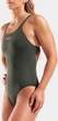 Купальник закритий для жінок Arena TEAM SWIMSUIT SWIM PRO SOLID темно-зелений Жінки 40 - зображення 3