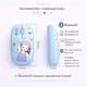 Бездротова безшумна Bluetooth- миша , легка комп’ютерна миша для ноутбука та офісу, голуба - зображення 2