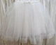 Святкова сукня для дівчинки з паєтками і коротким рукавчиком 121 см блискуча біла міді - зображення 5