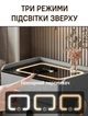 Смарт тумба ліжка з сейфом, підсвічуванням, Bluetooth колонкою та бездротовою зарядкою Idea 01-YJXF Сірий - зображення 3
