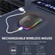 Беспроводная мышь с светодиодной подсветкой USB-C бесшумный клик - изображение 5