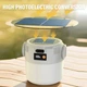Кемпинговый фонарь 2-в-1 на солнечной батарее и USB яркий 360° LED - изображение 2