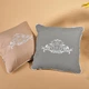 Подушка IDEIA "ROYAL" 45х45 см з вишивкою (декоративна), Сірий 000036018 - зображення 3