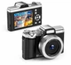 Цифровая камера A1 4K 68MP с автофокусом, 16× зумом, IPS 2.8", OTG, двойная камера Черная - изображение 1