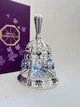 Хрустальная миниатюра со стразами Swarovski «Колокольчик» Azure, 7 см - изображение 2