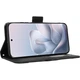 Чохол-книжка з кишеньками Deexe Wallet Stand для Motorola Edge 70 Fusion - Black - зображення 6