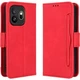 Чохол-книжка з кишеньками Deexe Wallet Stand для OnePlus 15T - Red - зображення 1