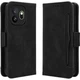 Чохол-книжка з кишеньками Deexe Wallet Stand для OnePlus 15T - Black - зображення 1
