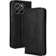 Чохол-книжка Deexe Retro Style для Motorola Edge 70 Fusion - Black - зображення 7