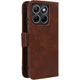 Чохол-книжка з кишеньками Deexe Wallet Stand для Motorola Edge 70 Fusion - Brown - зображення 7